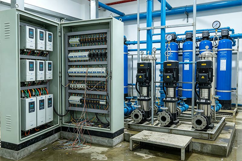V-300 VFD Constant Pressure Water Supply Project for Municipal Park
